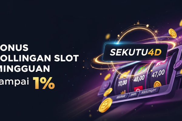 Bonus Rollingan Slot Mingguan sampai 1%