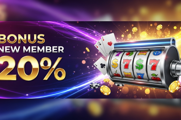 BONUS NEW MEMBER 20%